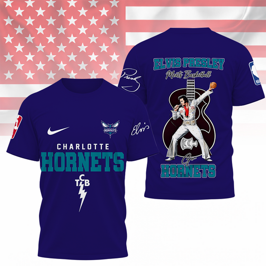 [HOT DEAL] NEW CUSTOMIZED NBA27 CHO CHARLOTTE HORNETS X ELVIS PRESLEY T-SHIRT, HOODIE, ZIP HOODIE