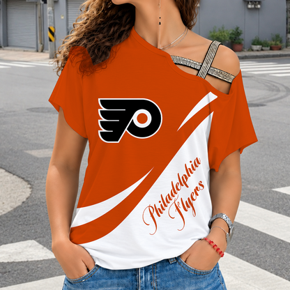 [SUPER SALE] NEW CUSTOMIZED NHL27 PPF PHILADELPHIA FLYERS SHOULDER SHIRT