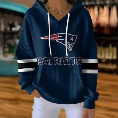 [SPECIAL OFFER] NEW CUSTOMIZED NFL27 NEP NEW ENGLAND PATRIOTS RIBBED HOODIE & SWEATSHIRT