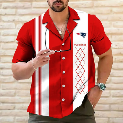 [SPECIAL OFFER] NEW CUSTOMIZED NFL27 NEP NEW ENGLAND PATRIOTS HAWAIIAN SHIRT