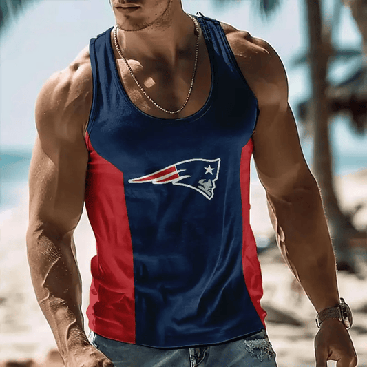 [SPECIAL OFFER] NEW CUSTOMIZED NFL27 NEP NEW ENGLAND PATRIOTS UNISEX TANK TOP