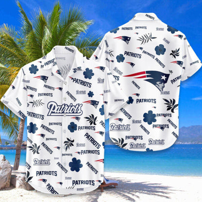 LIMITED EDITION - NEW CUSTOMIZED NFL27 NEP NEW ENGLAND PATRIOTS UNISEX HAWAIIAN SHIRT