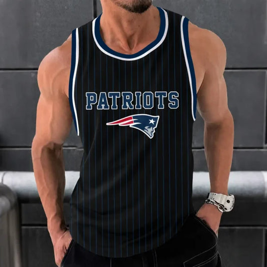 [SPECIAL OFFER] NEW CUSTOMIZED NFL27 NEP NEW ENGLAND PATRIOTS UNISEX TANK TOP