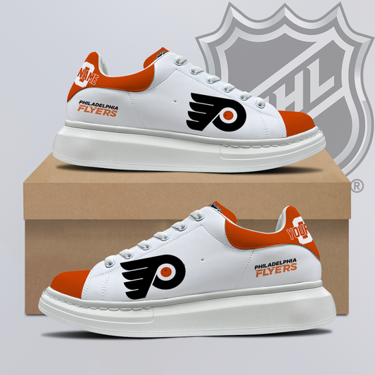 [SUPER SALE] NEW CUSTOMIZED NHL27 BFS PHILADELPHIA FLYERS MCQUEEN SHOES