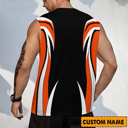 [SUPER SALE] NEW CUSTOMIZED NHL27 PPF PHILADELPHIA FLYERS TANK TOP & GYM SHIRT
