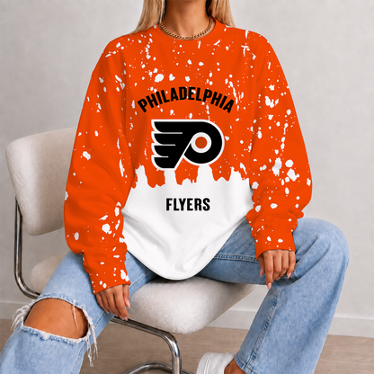 [SUPER SALE] NEW CUSTOMIZED NHL27 PPF PHILADELPHIA FLYERS UNISEX SWEATSHIRT