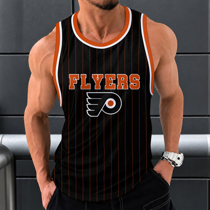 [SUPER SALE] NEW CUSTOMIZED NHL27 PPF PHILADELPHIA FLYERS UNISEX TANK TOP