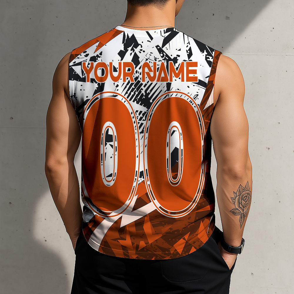 LIMITED EDITION - NEW CUSTOMIZED NHL27 PPF PHILADELPHIA FLYERS TANK TOP & GYM SHIRT