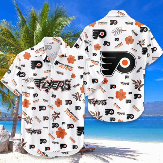 [SUPER SALE ]  NEW CUSTOMIZED NHL27 PPF PHILADELPHIA FLYERS UNISEX HAWAIIAN SHIRT