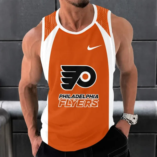 [SUPER SALE] NEW CUSTOMIZED NHL27 PPF PHILADELPHIA FLYERS UNISEX TANK TOP