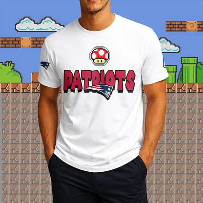 [SPECIAL OFFER] NEW CUSTOMIZED NFL27 NEP NEW ENGLAND PATRIOTS SUPER MARIO T-SHIRT, HOODIE, ZIP HOODIE