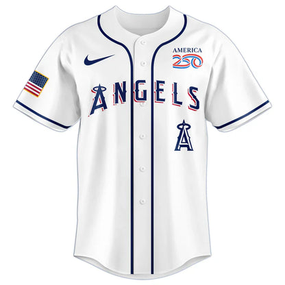 [FLASH SALE] NEW CUSTOMIZED MLB27 LAA LOS ANGELES ANGELS BASEBALL JERSEY