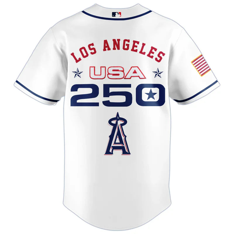 [FLASH SALE] NEW CUSTOMIZED MLB27 LAA LOS ANGELES ANGELS BASEBALL JERSEY