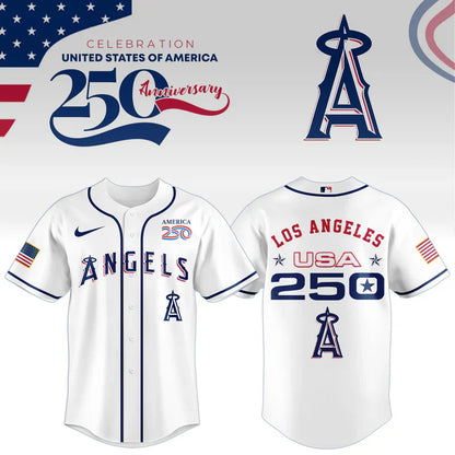 [FLASH SALE] NEW CUSTOMIZED MLB27 LAA LOS ANGELES ANGELS BASEBALL JERSEY