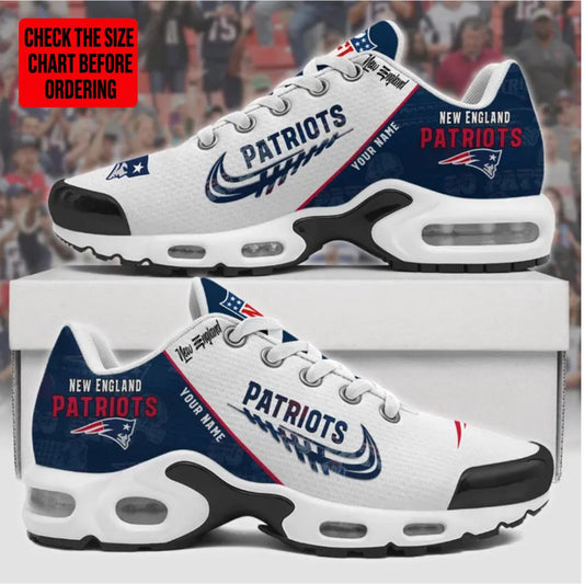 [SPECIAL OFFER] NEW CUSTOMIZED NFL27 NEP NEW ENGLAND PATRIOTS AIR MAX PLUS SNEAKERS