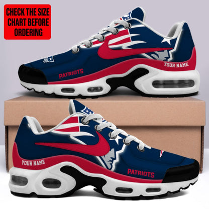 [SPECIAL OFFER] NEW CUSTOMIZED NFL27 NEP NEW ENGLAND PATRIOTS AIR MAX PLUS SNEAKERS