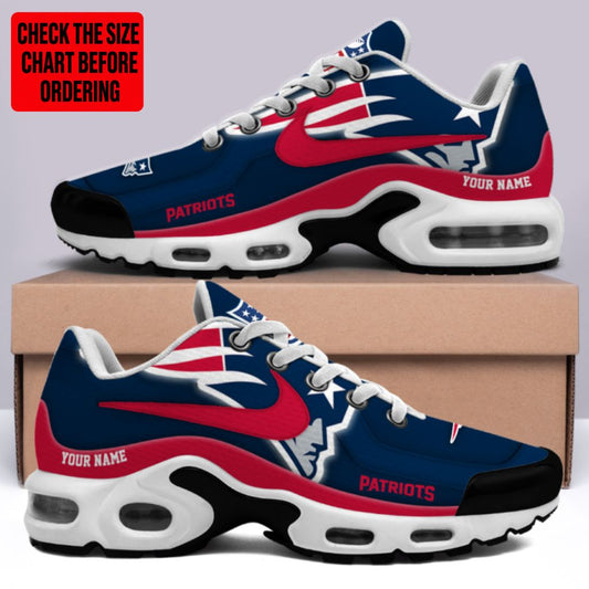 [SPECIAL OFFER] NEW CUSTOMIZED NFL27 NEP NEW ENGLAND PATRIOTS AIR MAX PLUS SNEAKERS