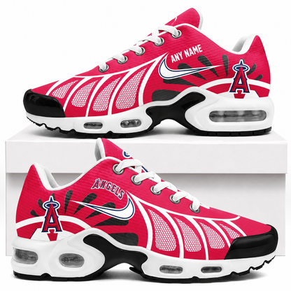 [FLASH SALE] NEW CUSTOMIZED MLB27 LAA LOS ANGELES ANGELS AIR MAX PLUS SNEAKERS