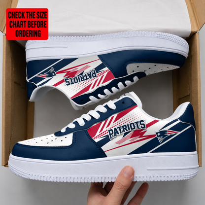 [SPECIAL OFFER] NEW CUSTOMIZED NFL27 NEP NEW ENGLAND PATRIOTS AF1 SNEAKERS