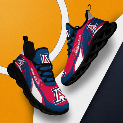 LIMITED EDITION - NEW CUSTOMIZED NCAA FBS27 ARW ARIZONA WILDCATS CLUNKY SNEAKERS