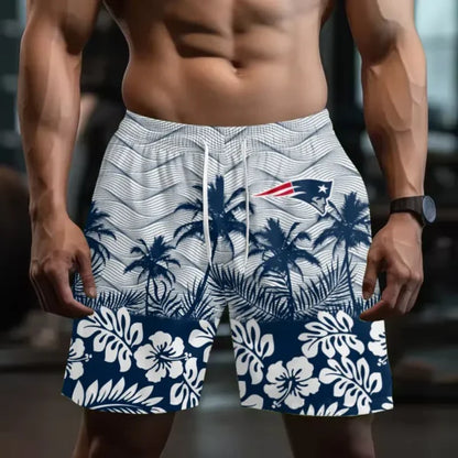 [SPECIAL OFFER] NEW CUSTOMIZED NFL27 NEP NEW ENGLAND PATRIOTS SHORT PANTS