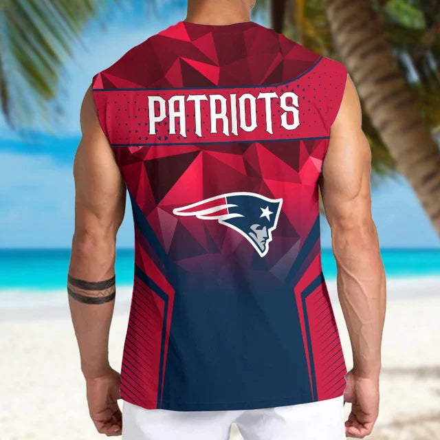 [SPECIAL OFFER] NEW CUSTOMIZED NFL27 NEP NEW ENGLAND PATRIOTS MEN'S GYM SHIRT