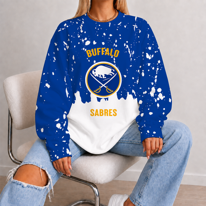 [SUPER SALE] NEW CUSTOMIZED NHL28 BFS BUFFALO SABRES UNISEX SWEATSHIRT