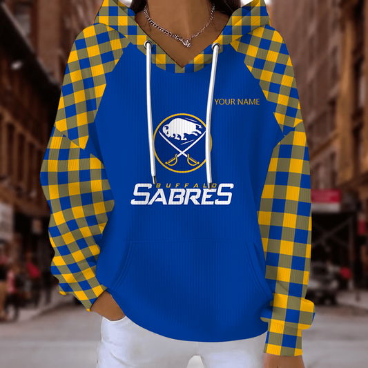[SUPER SALE] NEW CUSTOMIZED NHL28 BFS BUFFALO SABRES RIBBED HOODIE & SWEATSHIRT