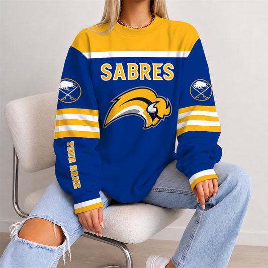 [SUPER SALE] NEW CUSTOMIZED NHL28 BFS BUFFALO SABRES UNISEX SWEATSHIRT