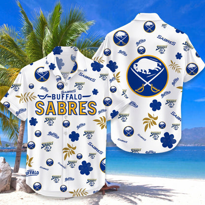 [SUPER SALE ]  NEW CUSTOMIZED NHL28 BFS BUFFALO SABRES UNISEX HAWAIIAN SHIRT