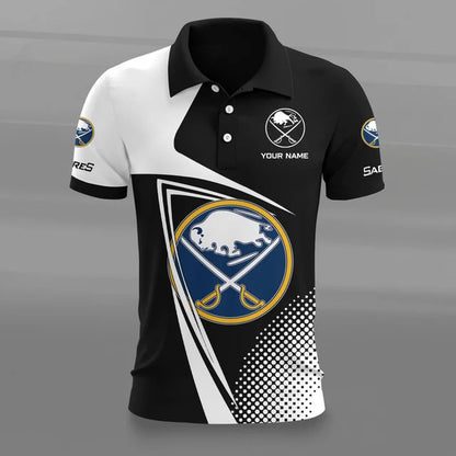 [SUPER SALE] NEW CUSTOMIZED NHL28 BFS BUFFALO SABRES POLO SHIRT