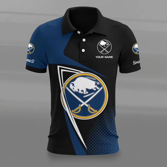 [SUPER SALE] NEW CUSTOMIZED NHL28 BFS BUFFALO SABRES POLO SHIRT