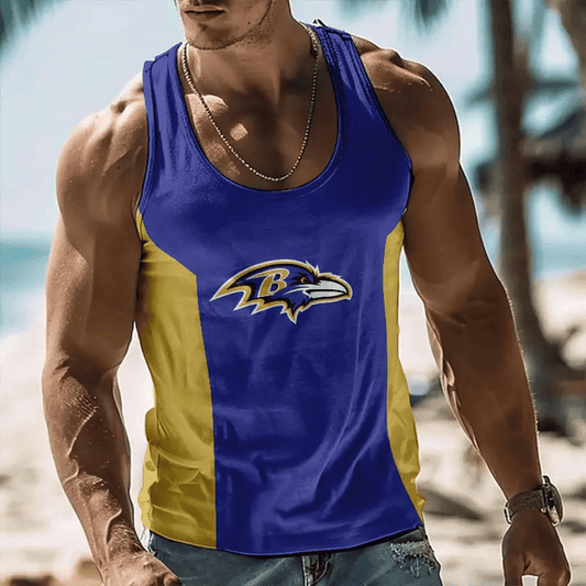 [SPECIAL OFFER] NEW CUSTOMIZED NFL28 BTR BALTIMORE RAVENS UNISEX TANK TOP