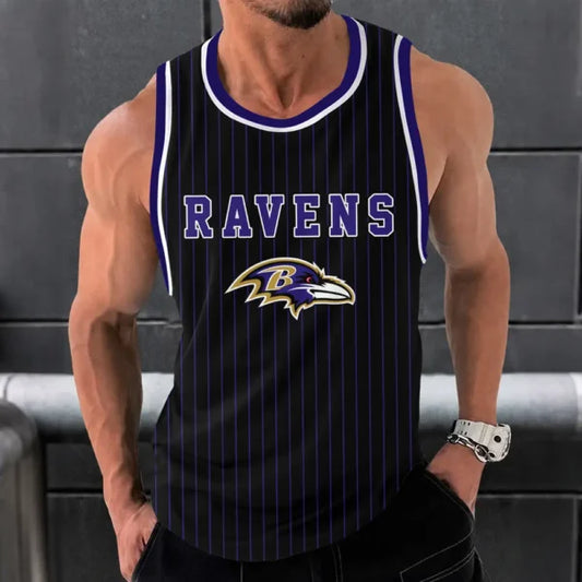 [SPECIAL OFFER] NEW CUSTOMIZED NFL28 BTR BALTIMORE RAVENS UNISEX TANK TOP