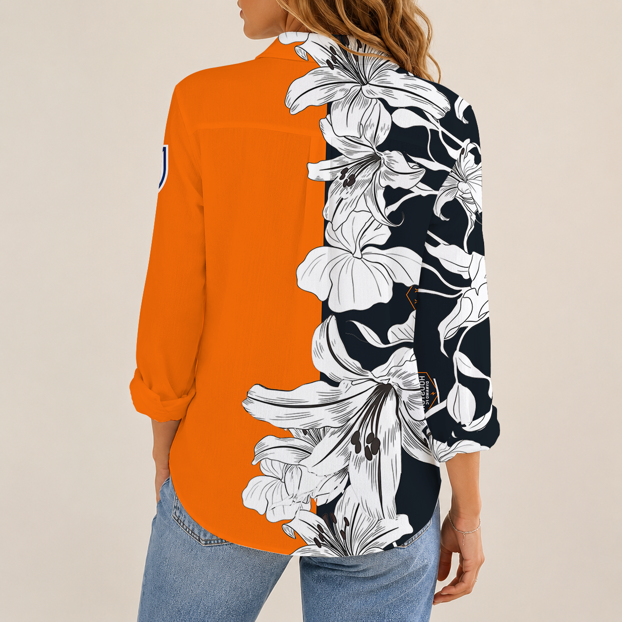 [FAN EXCLUSIVE] NEW CUSTOMIZED MLS28 HDF HOUSTON DYNAMO FC WOMEN CASUAL SHIRT