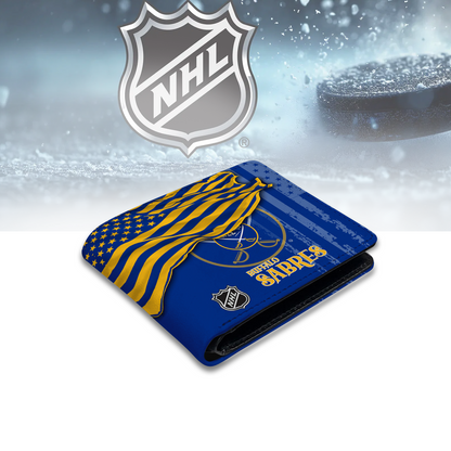 [SUPER SALE ] NEW CUSTOMIZED NHL28 BFS BUFFALO SABRES LEATHER WALLET