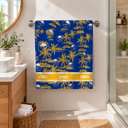 [SUPER SALE] NEW CUSTOMIZED NHL28 BFS BUFFALO SABRES BEACH TOWEL