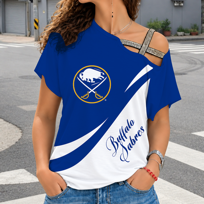 [SUPER SALE] NEW CUSTOMIZED NHL28 BFS BUFFALO SABRES SHOULDER SHIRT