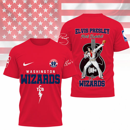 [HOT DEAL] NEW CUSTOMIZED NBA28 WWI WASHINGTON WIZARDS X ELVIS PRESLEY T-SHIRT, HOODIE, ZIP HOODIE