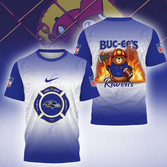 [SPECIAL OFFER] NEW CUSTOMIZED NFL28 BTR BALTIMORE RAVENS BUC-EE'S T-SHIRT, HOODIE & ZIP HOODIE
