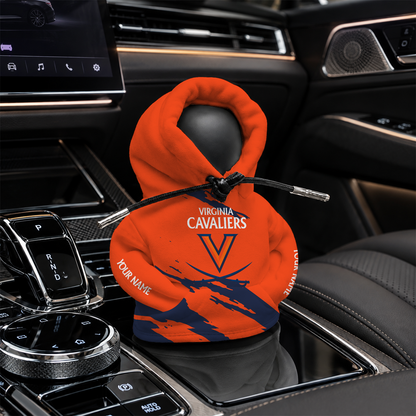 [FAN FAVORITE] NEW CUSTOMIZED NCAA CWS28 VIC VIRGINIA CAVALIERS AUTOMOTIVE HOODIE SHIFT KNOB COVER