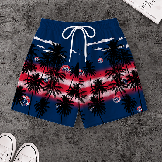[HOT DEAL] NEW CUSTOMIZED NBA28 WWI WASHINGTON WIZARDS SHORT PANTS