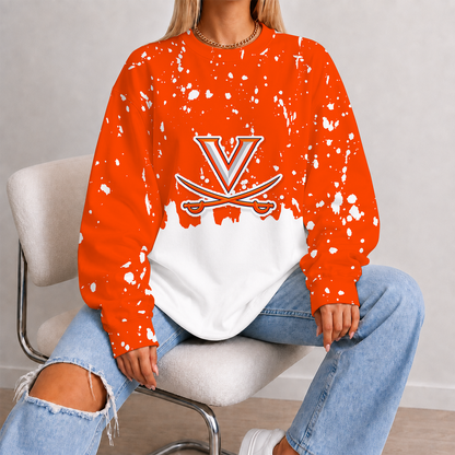 [FAN FAVORITE] NEW CUSTOMIZED NCAA CWS28 VIC VIRGINIA CAVALIERS UNISEX SWEATSHIRT
