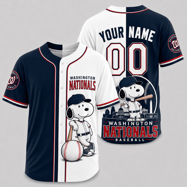 [FLASH SALE] NEW CUSTOMIZED MLB28 WNS WASHINGTON NATIONALS BASEBALL JERSEY