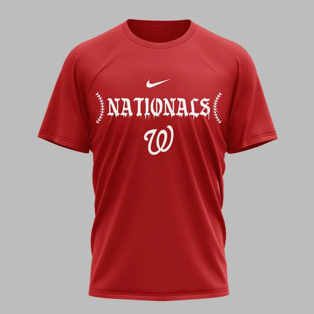 [FLASH SALE] NEW CUSTOMIZED MLB28 WNS WASHINGTON NATIONALS MUTICOLOR T-SHIRT