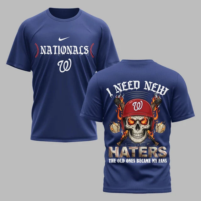 [FLASH SALE] NEW CUSTOMIZED MLB28 WNS WASHINGTON NATIONALS MUTICOLOR T-SHIRT