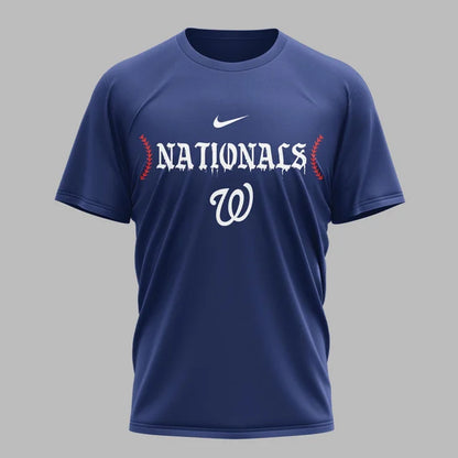 [FLASH SALE] NEW CUSTOMIZED MLB28 WNS WASHINGTON NATIONALS MUTICOLOR T-SHIRT