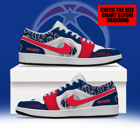 [HOT DEAL] NEW CUSTOMIZED NBA28 WWI WASHINGTON WIZARDS AIR JORDAN LOW SHOES