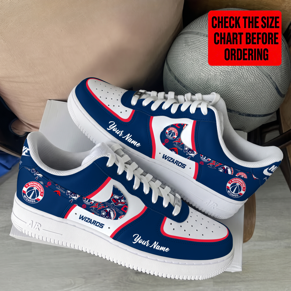 [HOT DEAL] NEW CUSTOMIZED NBA28 WWI WASHINGTON WIZARDS AF1 SHOES