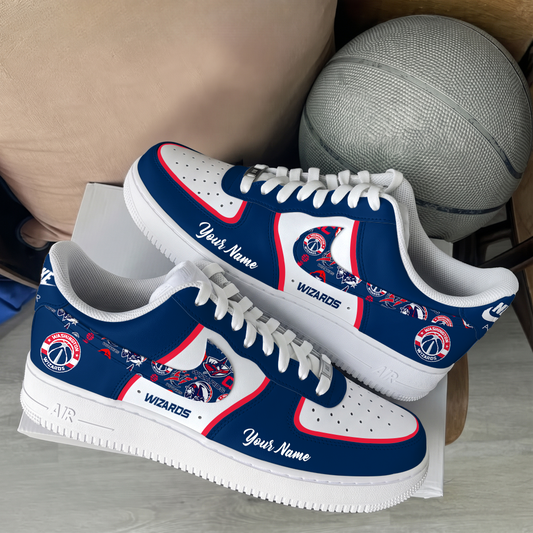 [HOT DEAL] NEW CUSTOMIZED NBA28 WWI WASHINGTON WIZARDS AF1 SHOES
